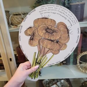 Botanical Bermuda Onion Vintage Cutting Board